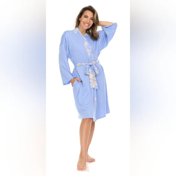 Flora Nikrooz 2-Piece Sleep Dress and Robe Set - Picture 5 of 6